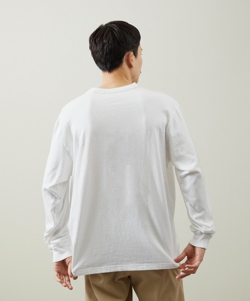 And A(アンドエー)の「And A アンドエー / 88・12 L/S T-SHIRT アスレチックコットンレーヨンロンT / AA-A23M003L(Tシャツ/カットソー・メンズ・グレー/ブラック/ネイビー/ホワイト・2/1/3)」の8枚目の写真