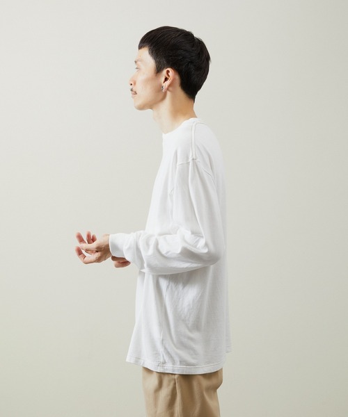 And A(アンドエー)の「And A アンドエー / 88・12 L/S T-SHIRT アスレチックコットンレーヨンロンT / AA-A23M003L(Tシャツ/カットソー・メンズ・グレー/ブラック/ネイビー/ホワイト・2/1/3)」の7枚目の写真