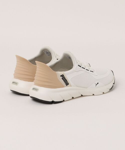 PUMA（プーマ）の「【PUMA】プーマ SOFTRIDE FLEX LACE EASE IN ALT WD（ソフトライド フレックスレース イーズイン ALT ワイド）バンジーレーススニーカー 311996（スニーカー・レディース・ホワイト×ブラック/ホワイト×グレー/ブラック×ホワイト/ブラック×ブラック/ホワイト×ブラウン・25.0cm/24.5cm/24.0cm/23.5cm/23.0cm/22.5cm/25.5cm/26.0cm/26.5cm/27.0cm/27.5cm/28.0cm）」の7枚目の写真