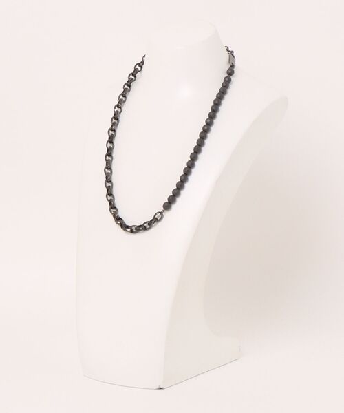 ARMANI EXCHANGE(アルマーニエクスチェンジ)の「アルマーニ・エクスチェンジ アクセサリー メンズ ネックレス ガンメタル AXG0150060(ネックレス・メンズ・MD.Gray・FREE)」の5枚目の写真
