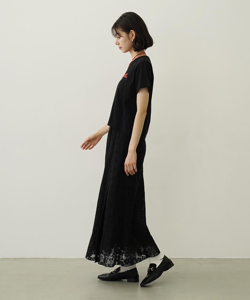 MILKFED.（ミルクフェド）の「COOPER LOGO COMPACT S/S TEE（Tシャツ/カットソー・レディース・ライトピンク/ブルー/オフホワイト/ブラック・S/M）」の15枚目の写真