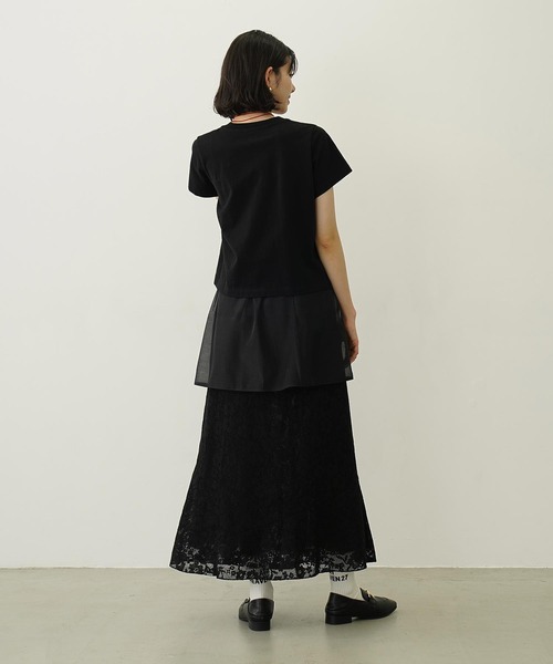 MILKFED.（ミルクフェド）の「COOPER LOGO COMPACT S/S TEE（Tシャツ/カットソー・レディース・ライトピンク/ブルー/オフホワイト/ブラック・S/M）」の17枚目の写真