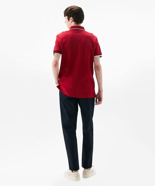 TOMMY HILFIGER（トミーヒルフィガー）の「フラッグカフスリムフィットポロシャツ（ポロシャツ・メンズ・ブルー/ホワイト/レッド/ネイビー・LARGE/MEDIUM/SMALL/X-LARGE）」の13枚目の写真