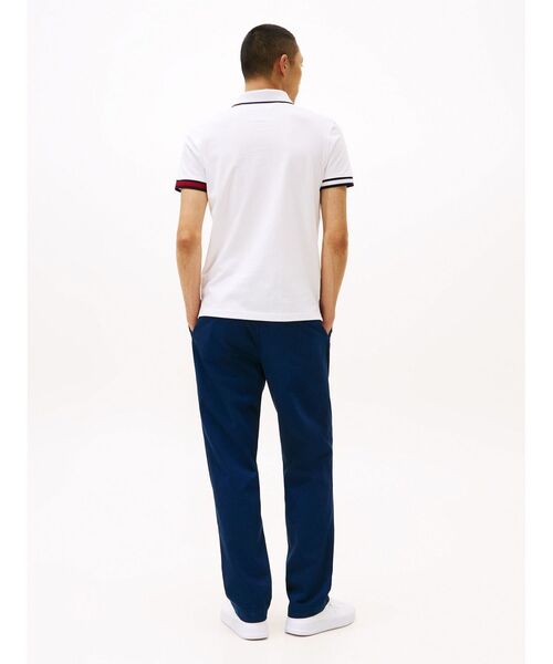 TOMMY HILFIGER（トミーヒルフィガー）の「フラッグカフスリムフィットポロシャツ（ポロシャツ・メンズ・ブルー/ホワイト/レッド/ネイビー・LARGE/MEDIUM/SMALL/X-LARGE）」の17枚目の写真