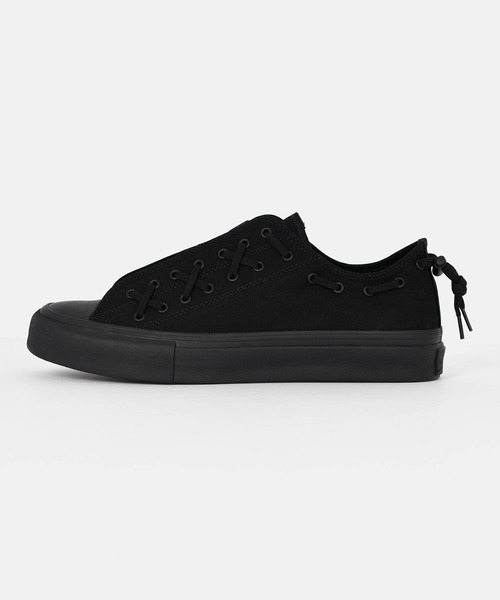 LAD MUSICIAN（ラッドミュージシャン）の「CANVAS SNEAKER（スニーカー・メンズ・ブラック×ホワイト/ブラック×ブラック・42/44/46）」の3枚目の写真