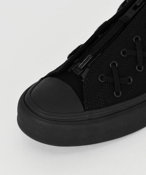 LAD MUSICIAN（ラッドミュージシャン）の「CANVAS SNEAKER（スニーカー・メンズ・ブラック×ホワイト/ブラック×ブラック・42/44/46）」の5枚目の写真