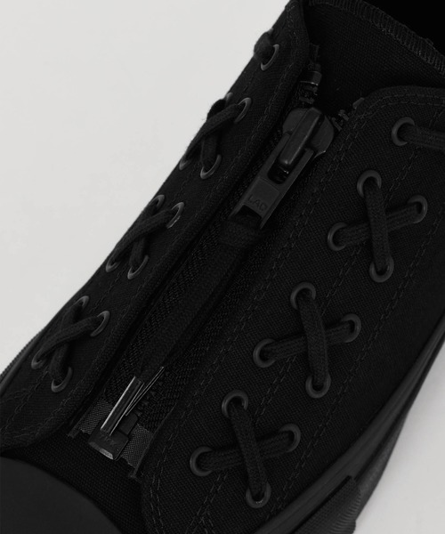 LAD MUSICIAN（ラッドミュージシャン）の「CANVAS SNEAKER（スニーカー・メンズ・ブラック×ホワイト/ブラック×ブラック・42/44/46）」の6枚目の写真