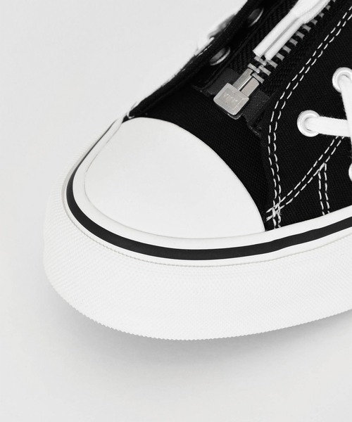 LAD MUSICIAN（ラッドミュージシャン）の「CANVAS SNEAKER（スニーカー・メンズ・ブラック×ホワイト/ブラック×ブラック・42/44/46）」の10枚目の写真