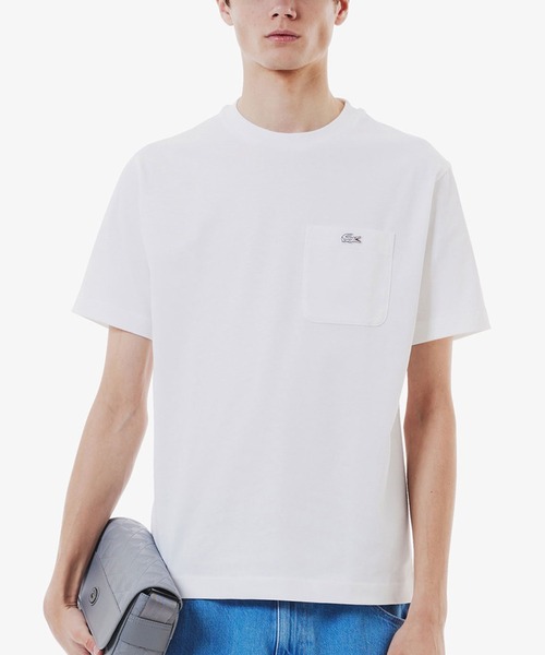 [LACOSTE] スポーツテイスト 半袖Tシャツ 配色ステッチ半袖Tシャツ（Tシャツ/カットソー）｜LACOSTE