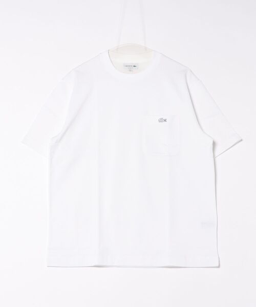 LACOSTE(ラコステ)の「LACOSTE/ラコステ アウトラインクロックポケットTシャツ 半袖 TH558199(Tシャツ/カットソー・メンズ・ブラック/ホワイト/ネイビー・M/L/XL)」の17枚目の写真
