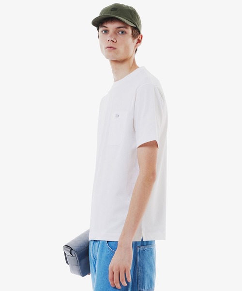 LACOSTE(ラコステ)の「LACOSTE/ラコステ アウトラインクロックポケットTシャツ 半袖 TH558199(Tシャツ/カットソー・メンズ・ブラック/ホワイト/ネイビー・M/L/XL)」の20枚目の写真