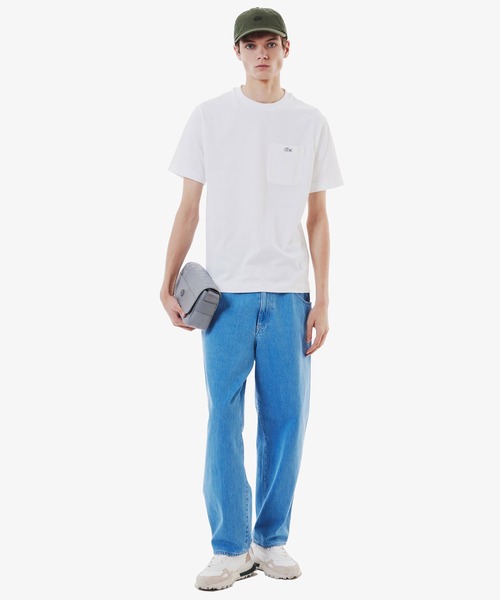 LACOSTE(ラコステ)の「LACOSTE/ラコステ アウトラインクロックポケットTシャツ 半袖 TH558199(Tシャツ/カットソー・メンズ・ブラック/ホワイト/ネイビー・M/L/XL)」の22枚目の写真