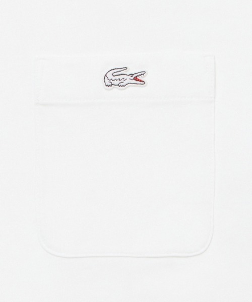 LACOSTE(ラコステ)の「LACOSTE/ラコステ アウトラインクロックポケットTシャツ 半袖 TH558199(Tシャツ/カットソー・メンズ・ブラック/ホワイト/ネイビー・M/L/XL)」の5枚目の写真