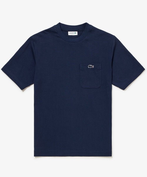 LACOSTE(ラコステ)の「LACOSTE/ラコステ アウトラインクロックポケットTシャツ 半袖 TH558199(Tシャツ/カットソー・メンズ・ブラック/ホワイト/ネイビー・M/L/XL)」の15枚目の写真