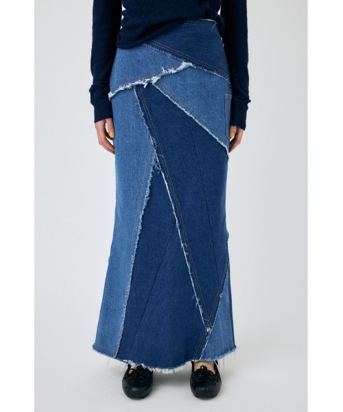 【MOUSSY】 デザインデニムスカート DENIM ミニスカート（デニムスカート）｜MOUSSY（マウジー）の