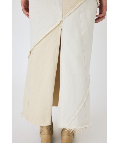 MOUSSY（マウジー）の「【セットアップ対応】REBUILD マーメイドスカート（デニムスカート・レディース・ブルー/オフホワイト・2/0/1）」の20枚目の写真