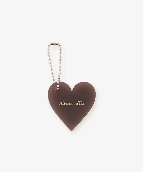 Afternoon Tea（アフタヌーンティー）の「ハートアクリルキーホルダー（キーホルダー・レディース・ブラウン/レッド/ピンク・ONE SIZE）」の2枚目の写真