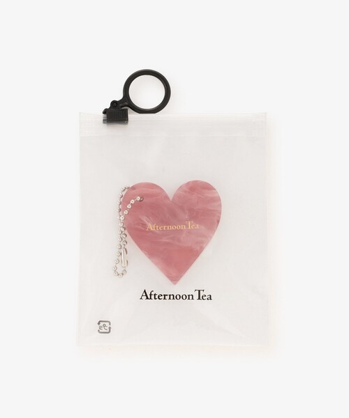 Afternoon Tea（アフタヌーンティー）の「ハートアクリルキーホルダー（キーホルダー・レディース・ブラウン/レッド/ピンク・ONE SIZE）」の8枚目の写真