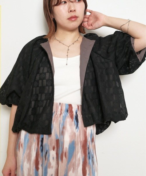 土日限定セール！　新品　LHELBIE レルビエ　シアーシャーリングブルゾン セール】シアーシャーリングブルゾン（ブルゾン）｜LHELBIE