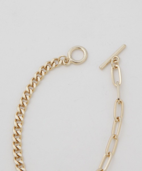 NANO universe(ナノユニバース)の「チェーンコンビブレスレット(ブレスレット・レディース・シルバー/ゴールド・FREE)」の5枚目の写真
