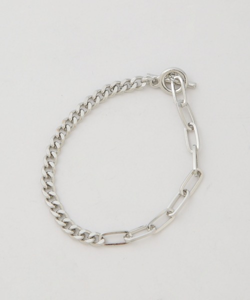 NANO universe(ナノユニバース)の「チェーンコンビブレスレット(ブレスレット・レディース・シルバー/ゴールド・FREE)」の3枚目の写真