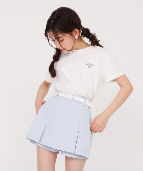 PINKHUNT(ピンクハント)の「PINKHUNT ピンクハント ベルト付きスカート風 ショートパンツ 0558K(トップス別売)(その他パンツ・キッズ・ブラック・120cm/130cm/140cm/150cm/160cm)」の11枚目の写真