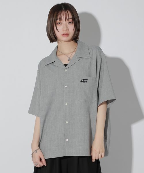 Anui(アニュイ)の「【UNISEX】アソートカイキンシャツ(シャツ/ブラウス・レディース・ブラック系その他/グレー/ベージュ・MEDIUM)」の15枚目の写真