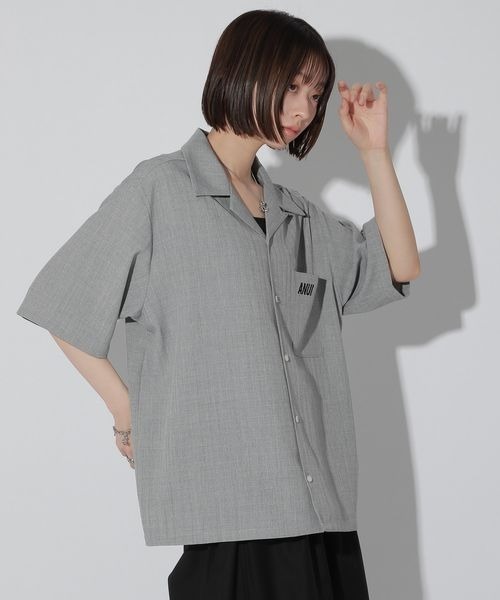 Anui(アニュイ)の「【UNISEX】アソートカイキンシャツ(シャツ/ブラウス・レディース・ブラック系その他/グレー/ベージュ・MEDIUM)」の16枚目の写真
