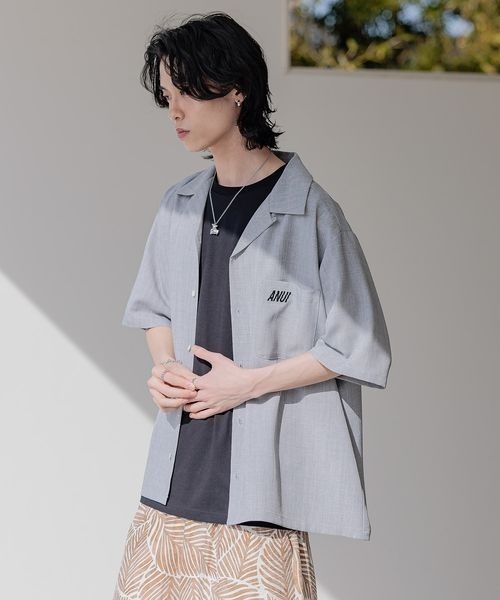 Anui(アニュイ)の「【UNISEX】アソートカイキンシャツ(シャツ/ブラウス・レディース・ブラック系その他/グレー/ベージュ・MEDIUM)」の22枚目の写真