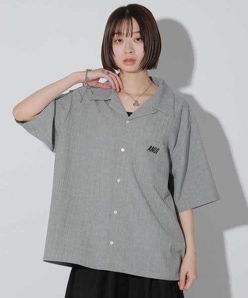 Anui(アニュイ)の「【UNISEX】アソートカイキンシャツ(シャツ/ブラウス・レディース・ブラック系その他/グレー/ベージュ・MEDIUM)」の14枚目の写真