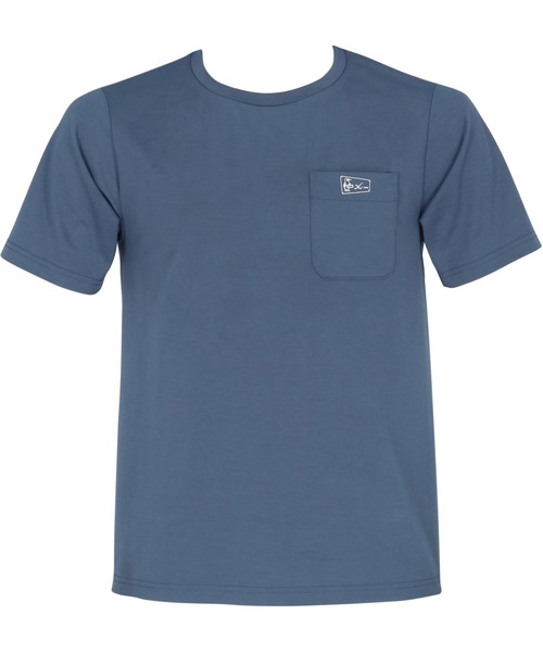CW-X(シーダブリューエックス)の「「CHUMS (チャムス)コラボ」 バックメッシュTシャツ 3分袖(Tシャツ/カットソー・メンズ・ネイビー/ホワイト・S/M/L/LL)」の2枚目の写真