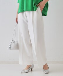 OPAQUE.CLIP | ストレッチタックワイドパンツ【洗濯機洗い可】(その他パンツ)