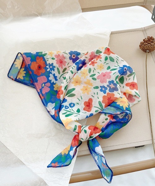 meagratia メアグラーティア スカーフ 留め具 花柄 バンダナ バンダナ 通販 スカーフ 柄 BANDANNA マスク ハンカチ ターバン
