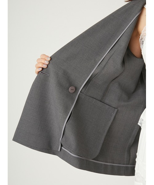 ダブルテーラードジャケット／ウォッシャブル・防シワ ダブルテーラードジャケット／ウォッシャブル・防シワ