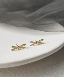yu-ka([J)YU-KA:{`[tX^bhsAX ribbon motif stud pierce(sAXipj)