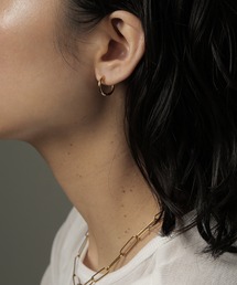 【ORLEAN】 シンプルフープピアス 太さ2.0mm