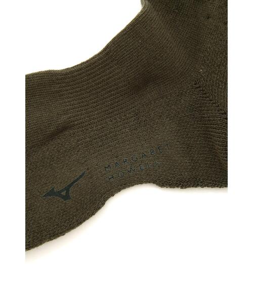 MARGARET HOWELL(マーガレットハウエル)の「PILE SHORT SOCKS(ソックス/靴下・レディース・ホワイト/ブラック/カーキ・-)」の10枚目の写真