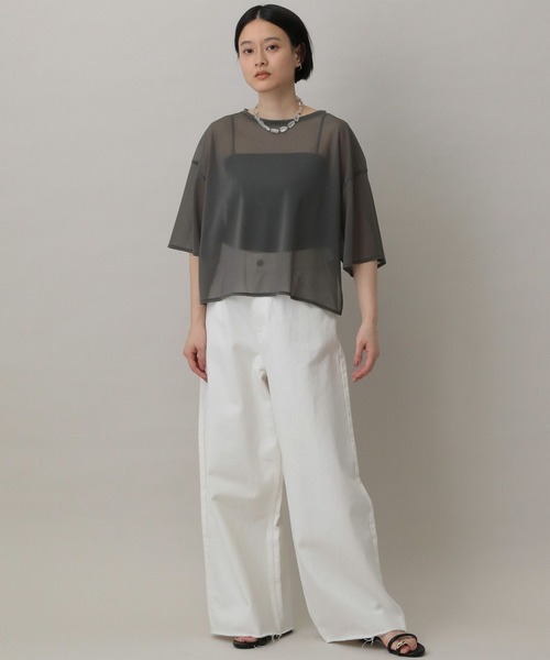 アパートバイ　シアーBIGプルオーバー セール】シアーBIGプルオーバー（Tシャツ/カットソー）｜A part