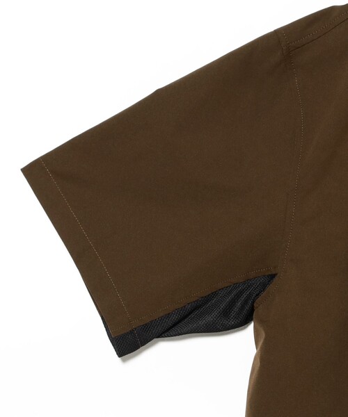 B:MING by BEAMS(ビーミングバイビームス)の「【セットアップ対応】ランド アンド ウォーター メッシュ シャツ(シャツ/ブラウス・メンズ・ブラック/ブラウン・SMALL/MEDIUM/LARGE/X-LARGE)」の11枚目の写真