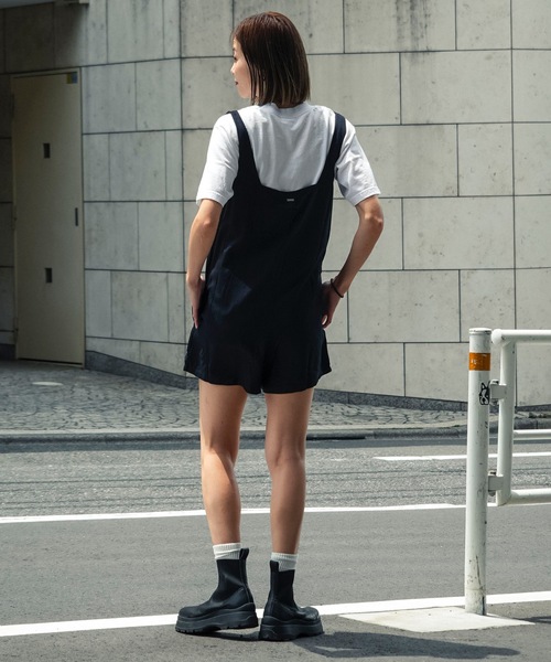RVCA(ルーカ)の「RVCA レディース OLIVER ROMPER ワンピース 【2025年夏モデル】/ルーカロンパース(ワンピース・レディース・ブラック・SMALL/X-SMALL)」の6枚目の写真