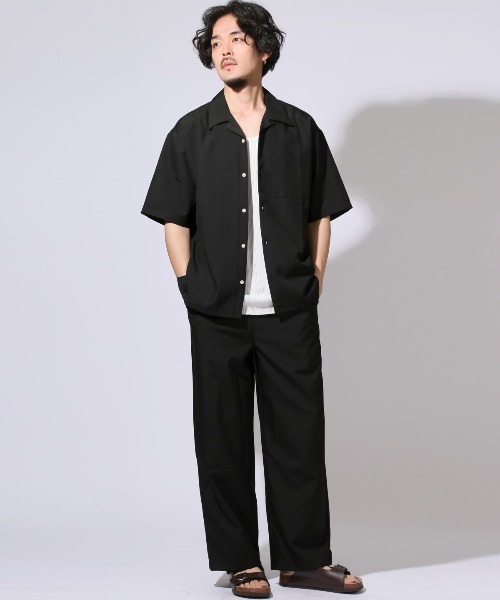 限定値下げ⭐︎【即完品】大人気！メゾンドドルチェ luxs pants black D-VEC x ALMOSTBLACK WIDE CROPPED TROUSERS / GORE-TEX