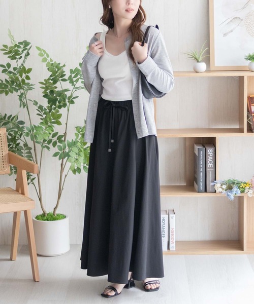 NAVY(ネイビー)の「NAVY カップ付きリブスクエアタンク【抗菌防臭 ドライ加工】(タンクトップ・レディース・ホワイト/ブラック/ブラウン・L/M/S)」の10枚目の写真
