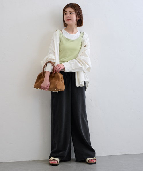 U by SPICK&SPAN（ユーバイスピックアンドスパン）の「《追加4》AULENTTI /オウレンティ SUEDE BOSTON BAG4（ボストンバッグ・レディース・キャメル・FREE）」の16枚目の写真