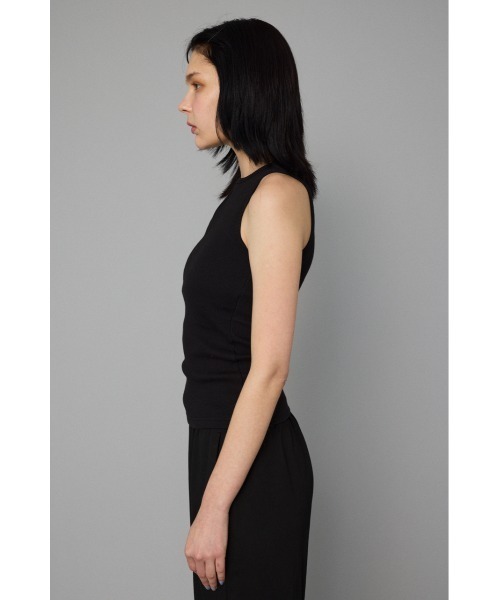 セール】Asymmetry neck tank top アシンメトリーネックタンク