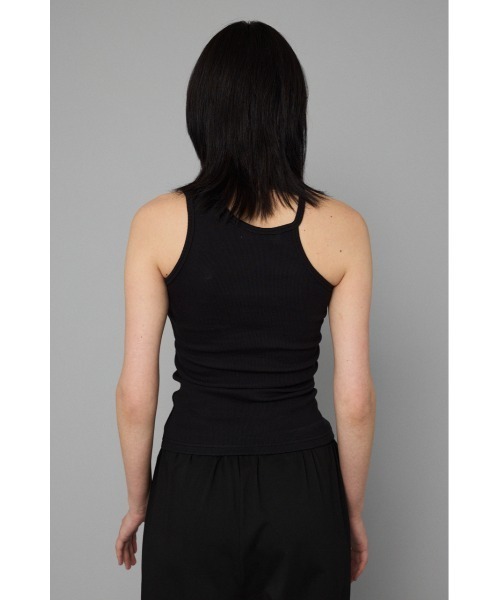 セール】Asymmetry neck tank top アシンメトリーネックタンク