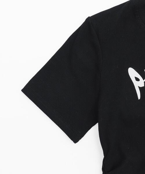 dispark（ディスパーク）の「DISPARK/グラフィックロゴWジップSSトップス（Tシャツ/カットソー・レディース・ブラック/レッド・FREE）」の21枚目の写真