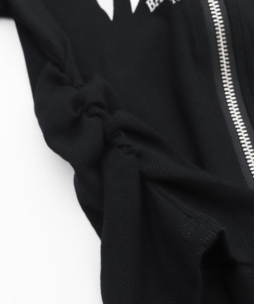 dispark（ディスパーク）の「DISPARK/グラフィックロゴWジップSSトップス（Tシャツ/カットソー・レディース・ブラック/レッド・FREE）」の22枚目の写真