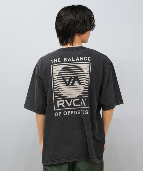 RVCA(ルーカ)の「RVCA/ルーカ 半袖Tシャツ バックプリント BF04A-214(Tシャツ/カットソー・メンズ・ホワイト/スミクロ/ブラック・L/M/S)」の12枚目の写真