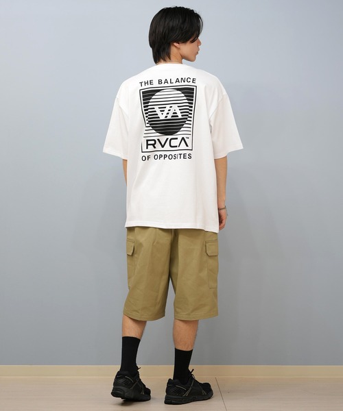 RVCA(ルーカ)の「RVCA/ルーカ 半袖Tシャツ バックプリント BF04A-214(Tシャツ/カットソー・メンズ・ホワイト/スミクロ/ブラック・L/M/S)」の22枚目の写真