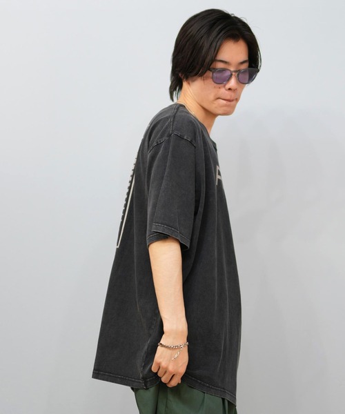 RVCA(ルーカ)の「RVCA/ルーカ 半袖Tシャツ バックプリント BF04A-214(Tシャツ/カットソー・メンズ・ホワイト/スミクロ/ブラック・L/M/S)」の11枚目の写真